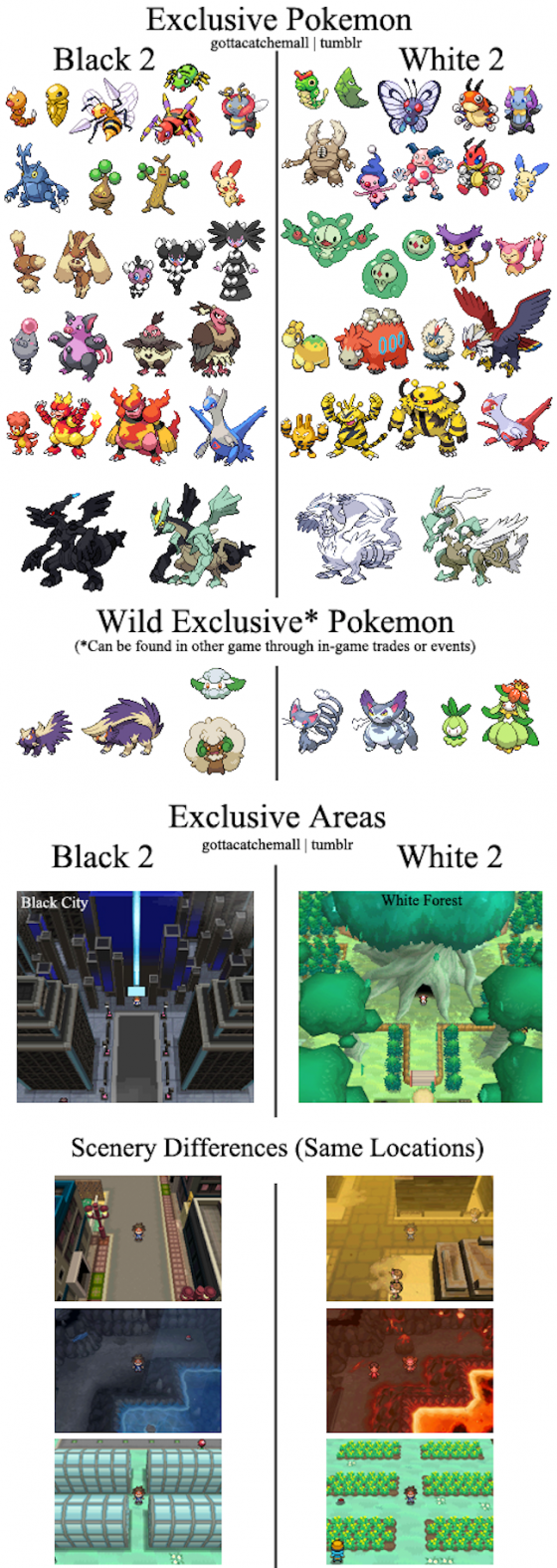 Pokemon Black And White 2 Difference