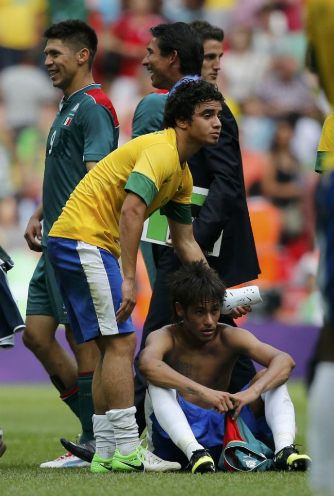Mexico Scores First Gold Medal vs. Brazil at 2012 Olympics ...