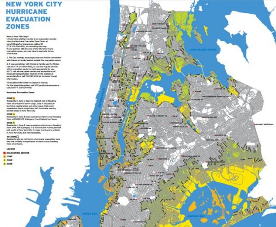 nyc flood zone map sandy