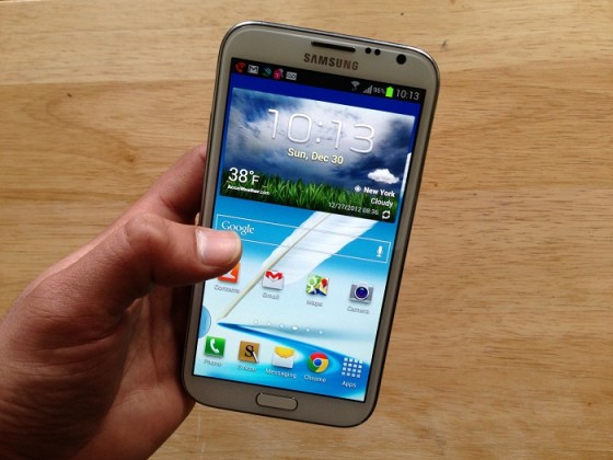 samsung note 2 android